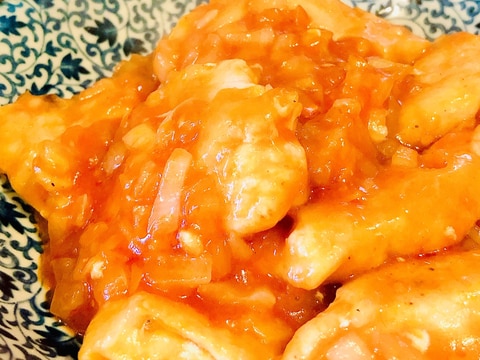 節約料理♡ 鶏むね肉でエビチリならぬ鶏チリ